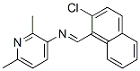 CAS 登录号：38641-70-2， 1-(2-氯萘-1-基)-N-(2,6-二甲基吡啶-3-基)甲亚胺