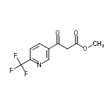 CAS 登录号：386704-15-0， 甲基3-氧代-3-[6-(三氟甲基)-3-吡啶基]丙酸酯