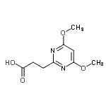 CAS#: 386715-41-9, 3-(4,6-Dimethoxy-2-Pyrimidinyl)Propanoic Acid