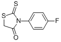 CAS 登录号：387-27-9， 3-(4-氟苯基)-2-硫代-1,3-噻唑烷-4-酮