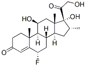 CAS#: 387-59-7, (6S,16R,17R)-6-Fluoro-11,17-Dihydroxy-17-(2-Hydroxyacetyl)-10,13,16-Trimethyl-2,6,7,8,9,11,12,14,15,16-Decahydro-1H-Cyclopenta[a]Phenanthren-3-One