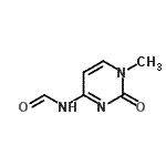 CAS 登录号：387334-44-3， N-(1-甲基-2-氧代-1,2-二氢-4-嘧啶基)甲酰胺