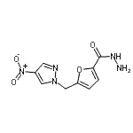 CAS 登录号：387344-74-3， 5-[(4-硝基-1H-吡唑-1-基)甲基]-2-呋喃甲酰肼