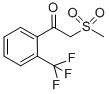 CAS 登录号：387350-34-7， 2-(甲基磺酰基)-1-[2-(三氟甲基)苯基]乙酮