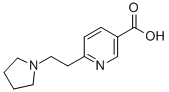 CAS 登录号：387350-41-6， 6-(2-吡咯烷-1-基乙基)烟酸