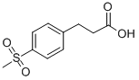 CAS 登录号：387350-46-1， 3-[4-(甲基磺酰基)苯基]丙酸