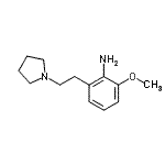 CAS#: 387358-44-3, 2-Methoxy-6-[2-(1-Pyrrolidinyl)Ethyl]Aniline