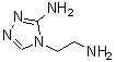CAS 登录号：387389-62-0， 4-(2-氨基乙基)-4H-1,2,4-三唑-3-胺