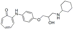 CAS#: 38768-00-2, 2-[[4-[3-(Cyclohexylamino)-2-Hydroxypropoxy]Phenyl]Amino]Cyclohepta-2,4,6-Trien-1-One
