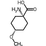 CAS 登录号：387825-55-0， 顺式-1-氨基-4-甲氧基环己烷羧酸