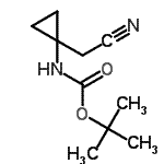 CAS#: 387845-50-3, 2-Methyl-2-Propanyl [1-(Cyanomethyl)Cyclopropyl]Carbamate
