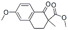 CAS 登录号：38840-94-7， 甲基6-甲氧基-2-甲基-1-氧代-3,4-二氢萘-2-羧酸酯