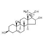 CAS#: 3885-13-0, (3beta,16alpha,20S)-Pregn-5-Ene-3,16,20-Triol
