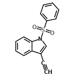 CAS 登录号：389122-86-5， 3-乙炔基-1-(苯磺酰基)-1H-吲哚