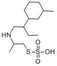 CAS 登录号：38914-40-8， (2S)-N-(1-羟基硫代磺酰基氧基丙-2-基)-2-(3-甲基环己基)丁烷-1-胺