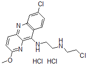 CAS#: 38915-24-1, N'-(2-Chloroethyl)-N-(7-Chloro-2-Methoxypyrido[3,2-b]Quinolin-10-Yl)Ethane-1,2-Diamine Dihydrochloride