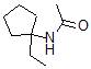 CAS 登录号：3896-31-9， N-(1-乙基环戊基)-乙酰胺
