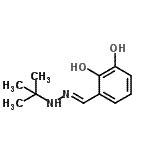 CAS 登录号：389610-37-1， 3-{(E)-[(2-甲基-2-丙基)亚肼基]甲基}-1,2-苯二酚
