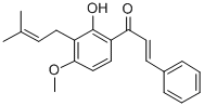 CAS#: 38965-77-4, (E)-1-[2-Hydroxy-4-Methoxy-3-(3-Methylbut-2-Enyl)Phenyl]-3-Phenylprop-2-En-1-One