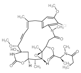 CAS 登录号：38997-09-0， N(2')-去乙酰基-N(2')-(1-氧代丙基)美登素