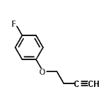 CAS 登录号：391678-45-8， 1-(3-丁炔-1-基氧基)-4-氟苯