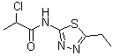 CAS 登录号：391864-00-9， 2-氯-N-(5-乙基-1,3,4-噻二唑-2-基)丙酰胺