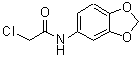 CAS 登录号：392239-42-8， N-(1,3-苯并二氧戊环-5-基)-2-氯乙酰胺