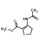 CAS 登录号：392242-85-2， 甲基3-乙酰氨基-4,5-二氢-2-噻吩羧酸酯