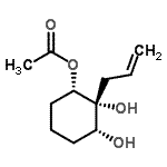 CAS 登录号：392300-29-7， (1S,2R,3R)-2-烯丙基-2,3-二羟基环己基乙酸酯