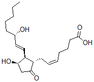 CAS#: 39265-67-3, (Z)-7-[(1S,2S,3R)-3-Hydroxy-2-[(E,3S)-3-Hydroxyoct-1-Enyl]-5-Oxocyclopentyl]Hept-5-Enoic Acid