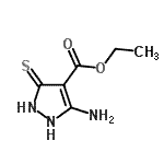 CAS 登录号：392672-02-5， 乙基5-氨基-3-硫代-2,3-二氢-1H-吡唑-4-羧酸酯