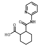 CAS#: 393078-38-1, 2-(2-Pyridinylcarbamoyl)Cyclohexanecarboxylic Acid