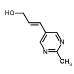 CAS 登录号：393177-84-9， (2E)-3-(2-甲基-5-嘧啶基)-2-丙烯-1-醇