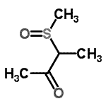 CAS 登录号：393781-97-0， 3-(甲基亚磺酰)-2-丁酮
