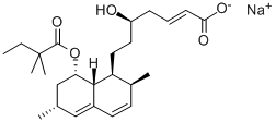 CAS 登录号：393825-04-2， 2,3-去氢辛伐他汀酸钠盐