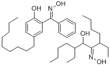 CAS 登录号：39453-37-7， 5,8-二乙基-7-羟基-6-十二烷酮肟混合物与(2-羟基-5-壬基苯基)苯基甲酮肟