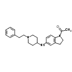 CAS#: 394653-85-1, 1-(5-{[1-(2-Phenylethyl)-4-Piperidinyl]Amino}-2,3-Dihydro-1H-Indol-1-Yl)Ethanone