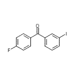CAS#: 395-11-9, (4-Fluorophenyl)(3-Iodophenyl)Methanone