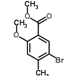 CAS#: 39503-58-7, Methyl 5-Bromo-2-Methoxy-4-Methyl-Benzoate