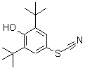 CAS 登录号：3957-71-9， 4-羟基-3,5-二(2-甲基-2-丙基)苯基硫氰酸酯