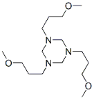 CAS 登录号：3960-05-2， 1,3,5-三(3-甲氧基丙基)-1,3,5-三嗪烷