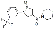 CAS#: 39630-19-8, 4-(Piperidine-1-Carbonyl)-1-[3-(Trifluoromethyl)Phenyl]Pyrrolidin-2-On E