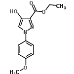 CAS 登录号：39683-26-6， 乙基4-羟基-1-(4-甲氧基苯基)-1H-吡唑-3-羧酸酯