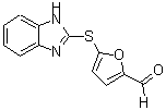 CAS 登录号：39689-08-2， 5-(1H-苯并咪唑-2-基硫基)-呋喃-2-甲醛