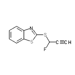 CAS#: 397330-67-5, 2-[(1-Fluoro-2-Propyn-1-Yl)Sulfanyl]-1,3-Benzothiazole