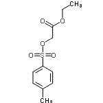CAS 登录号：39794-75-7， 乙基{[(4-甲基苯基)磺酰基]氧基}乙酸酯