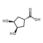 CAS#: 39798-11-3, (1S,3R,4S)-3,4-Dihydroxycyclopentanecarboxylic Acid