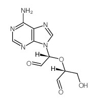 CAS 登录号：39798-19-1， (2R)-2-[(1R)-1-(6-氨基嘌呤-9-基)-2-氧代乙氧基]-3-羟基丙醛