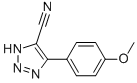 CAS 登录号：39807-65-3， 5-(4-甲氧基-苯基)-3H-[1,2,3]三唑-4-甲腈