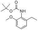 CAS 登录号：398136-31-7， (2-乙基-6-甲氧基苯基)-氨基甲酸叔丁酯